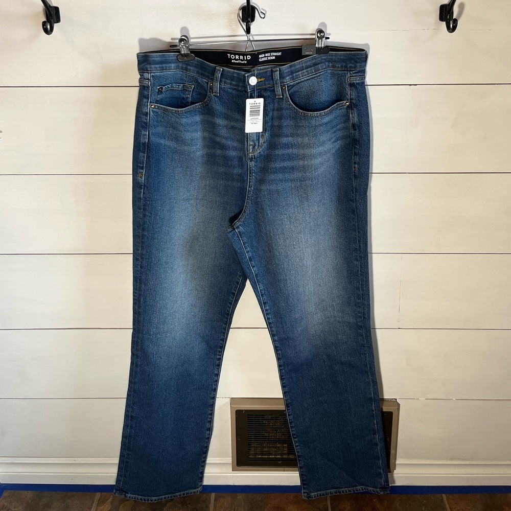 Torrid Classic High-Rise Straight Denim Jeans